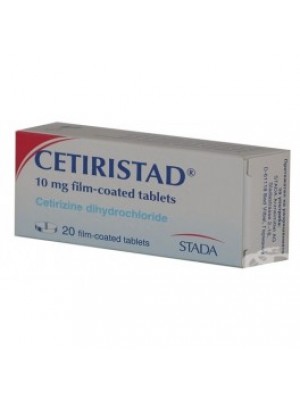 CETIRISTAD 10 mg. 20 tablets