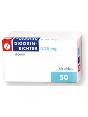 Digoxin 0.25 mg. 50 tablets