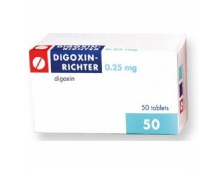 Digoxin 0.25 mg. 50 tablets