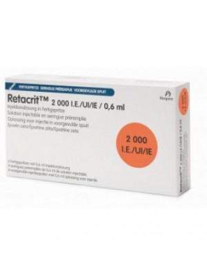 RETACRIT 2000 IU / 0.6 ml. 6 ampoules