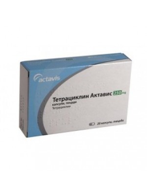 TETRACYCLINE 250 mg. 20 capsules