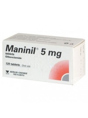 Maninil 5 mg. 120 tablets