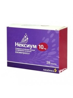 Nexium 10 mg sachet. 28 sachet