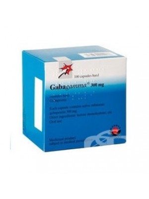 GABAGAMMA . 300 mg. 100 tablets