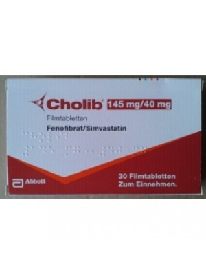 CHOLIB 145 mg. / 40 mg. 30 tablets