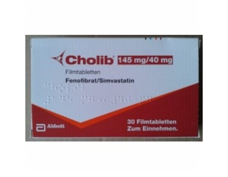 CHOLIB 145 mg. / 40 mg. 30 tablets