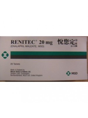 RENITEC 20 mg. 28 tablets