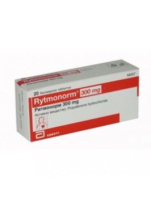 RYTMONORM 300 mg. 20 tablets