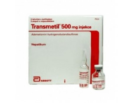 TRANSMETIL 500 mg. 5 ampoules