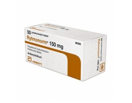 RYTMONORM 150 mg. 50 tablets