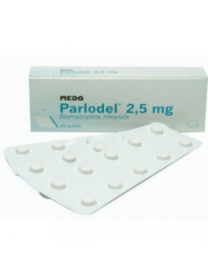 Parlodel 2.5 mg. 30 tablets