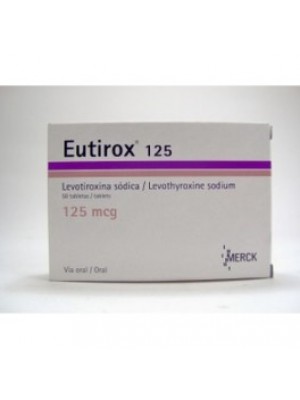 EUTIROX 125 mcg. 90 tablets