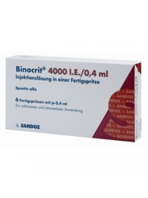 BINOCRIT 4000 IU / 0.4 ml. 6 ampoules