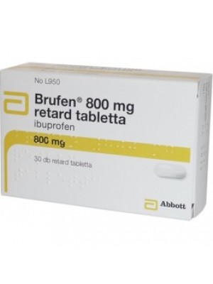 Brufen Retard 800 mg. 30 tablets