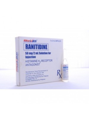 Ranitidine 2 ml. 10 ampoules