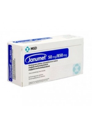 JANUMET . 50 mg. / 850 mg. 28 tablets
