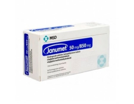 JANUMET . 50 mg. / 850 mg. 28 tablets