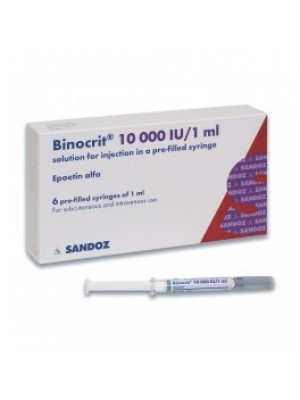 BINOCRIT 10000 IU / 0.4 ml. 6 ampoules