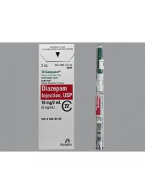 Diazepam 0.5% 2 ml. 10 ampoules