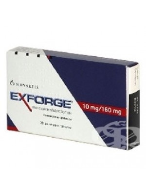 EXFORGE . 10 mg. / 160 mg. 28 tablets