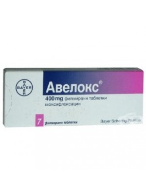Avelox . 400 mg. 7 tablets