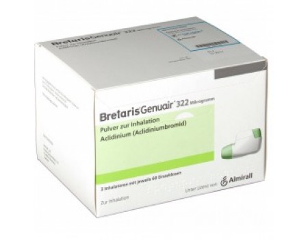 Bretaris Genuair inhalation powder 322 mcg.