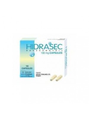 HIDRASEC 100 mg. 10 capsules