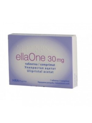 ELLAONE table. 30 mg. 1 table