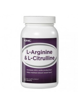 L - Arginine 500mg. + L - Citrulline 500 mg. 120 tablets