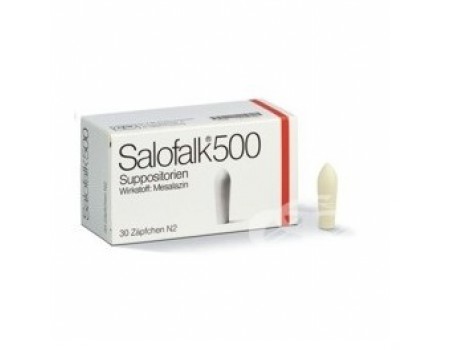 SALOFALK supp. 500 mg. 30 supp