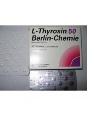 L - thyroxin 0.50 mg. 50 tablets