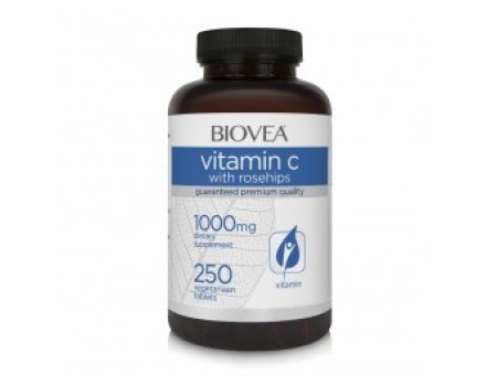 VITAMIN C. ROSEHIPS 1000 mg. 250 tablets