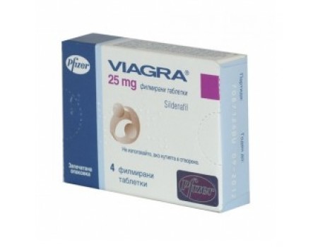 VIAGRA. 25 mg. 4 tablets