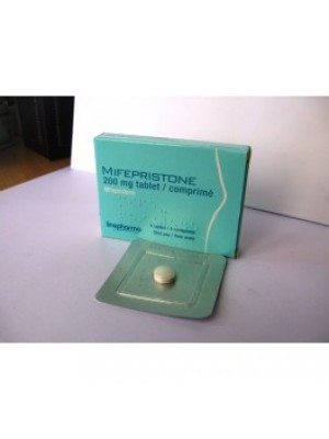 Mifepristone 200 mg. 1 tablet