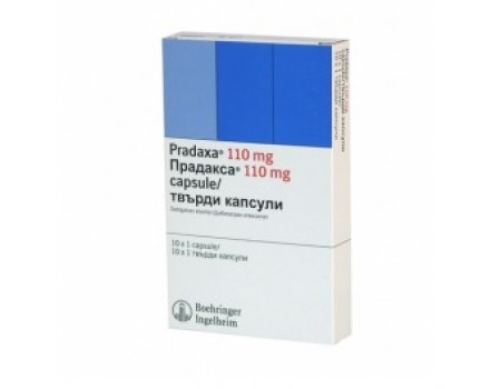 PRADAXA table. 110 mg. 10 table