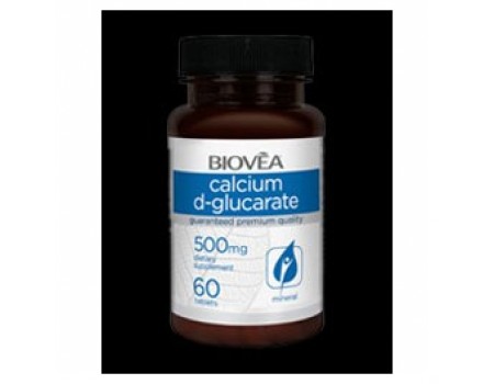 CALCIUM D - GLUCARATE 500 mg. 60 tablets