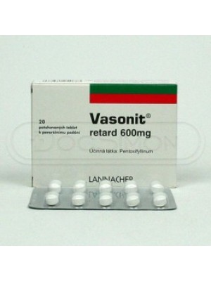 VASONIT 600 mg. 20 tablets