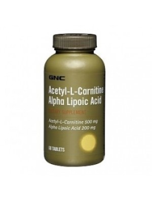 Acetyl L-carnitine Alpha Lipoic Acid 60 tablets