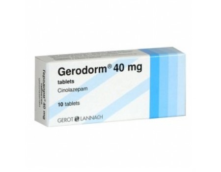 GERODORM 40 mg. 10 tablets