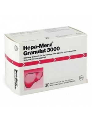 Hepa-Merz 3,000 mg. 30 tablets