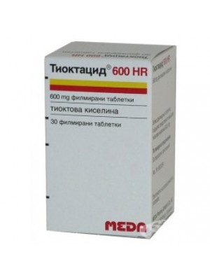 HR 600 TIOKTATSID table. 30 table