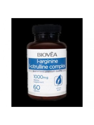 L - Arginine / L - citrulline Complex 1000 mg. 60 tablets