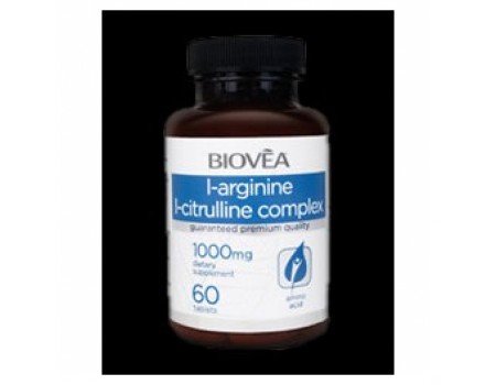 L - Arginine / L - citrulline Complex 1000 mg. 60 tablets