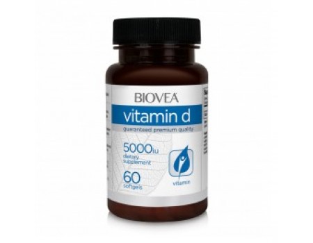 Vitamin D 5000 IU. 60 capsules
