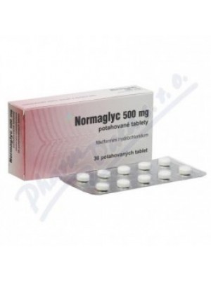 NORMAGLYC 500 mg. 90 tablets