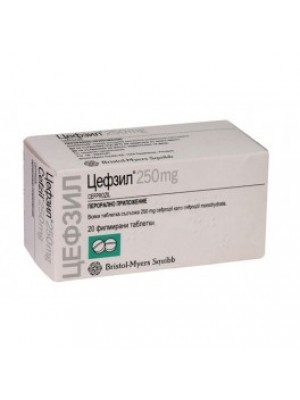 CEFZIL 250 mg. 20 tablets