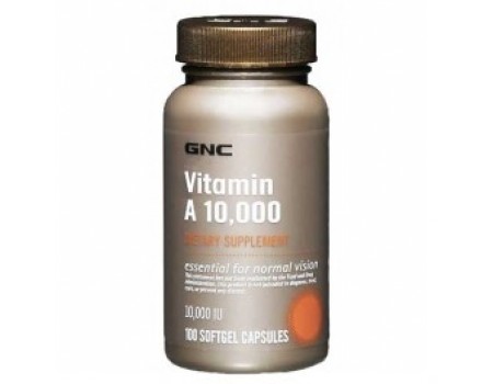 Vitamin A 10,000 UI. 100 capsules