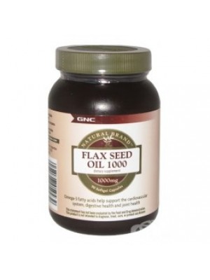 Flax seed oil 1000 mg. 90 capsules