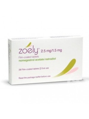 ZOELY 2.5 mg. / 1.50 mg. 28 tablets