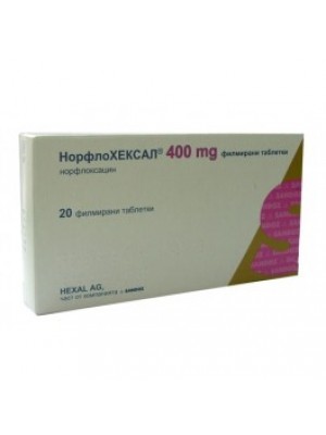 NORFLOHEXAL 400 mg. 20 tablets